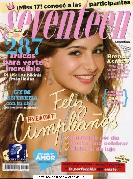 aici voi poone pozele pentru revista seventeen iar apoi le puteti comenta seventeen